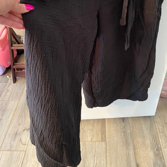 Gap Maternity Wide Leg Pant Jumpsuit - Picture 4 of 5